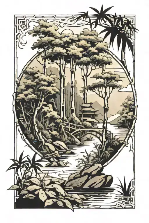 Bamboo Forest Landscape
