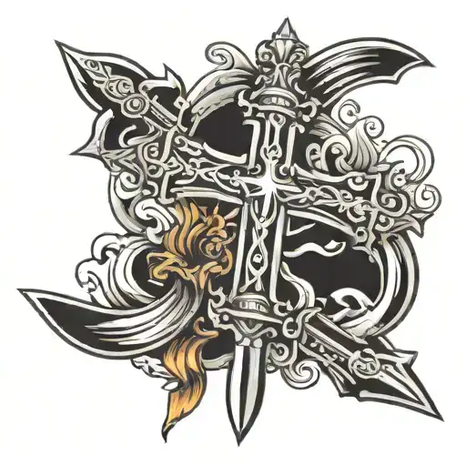 Cross That Resembles Sword