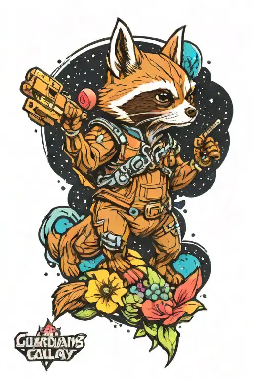 Guardians Galaxy Space Colors Sleeve