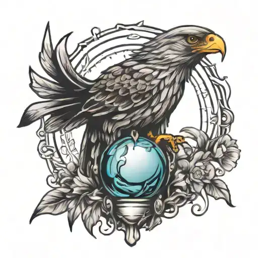 Hawk And Crystal Ball