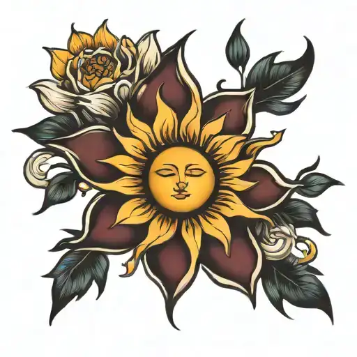 Sun Burst Into Flower