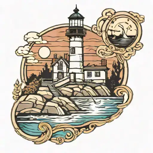 Beavertail Lighthouse Night Fishing