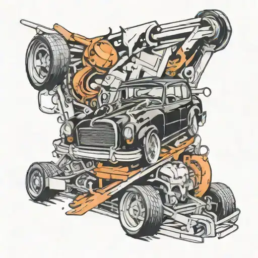 Car In Pieces