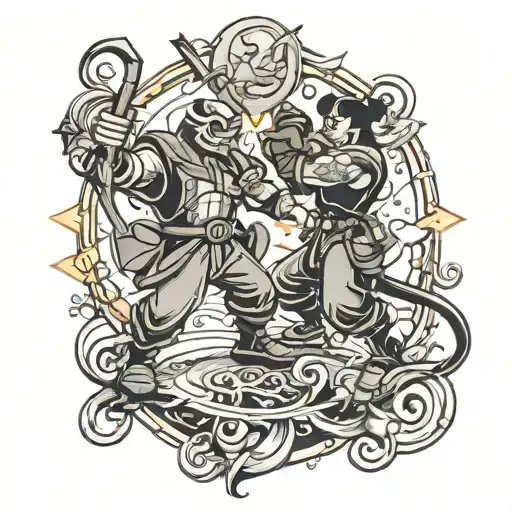 Characters Battling Each Other Disney