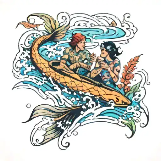 Secrets Friends River Swimming Together