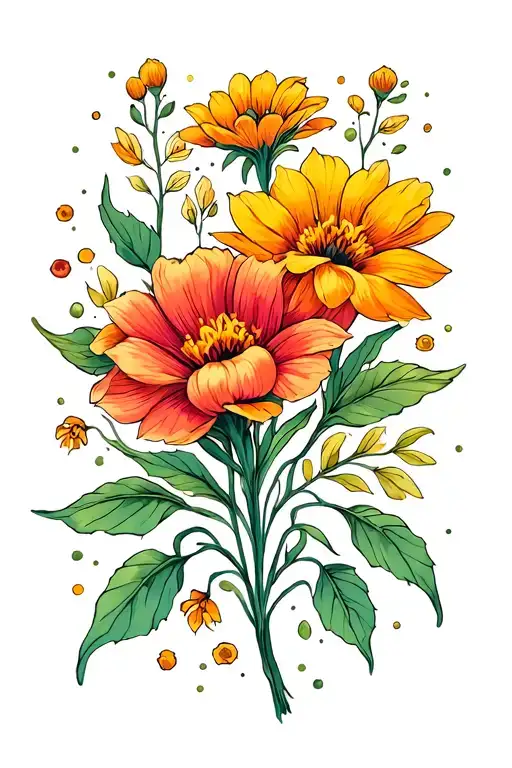 November December September Birth Flower Blooming