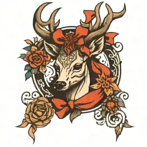 Diana Moon Deer Bow Symbol Of The