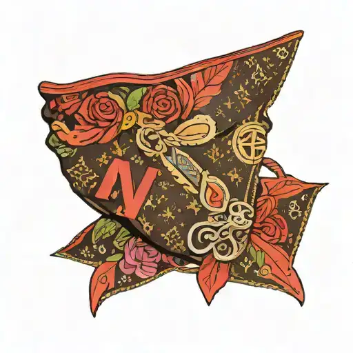 Louis Vuitton Bandana Mask Red Lettering