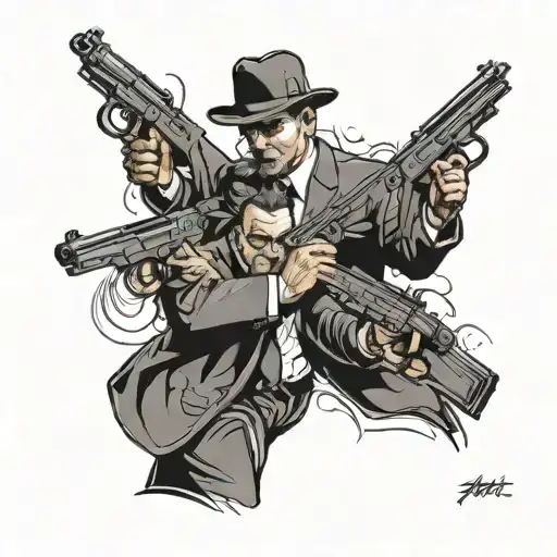 Gangsters With Gun Barrels