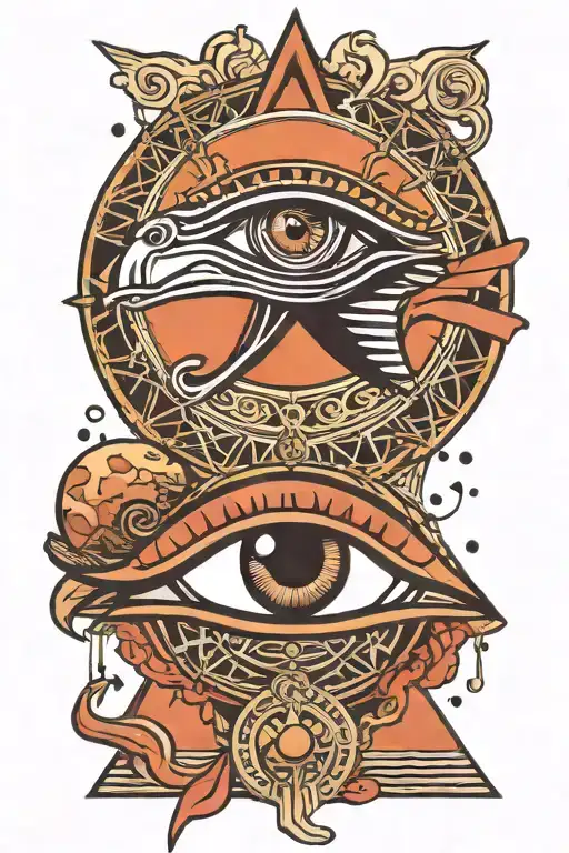 Eye Of Ra On Mars Planet Earth