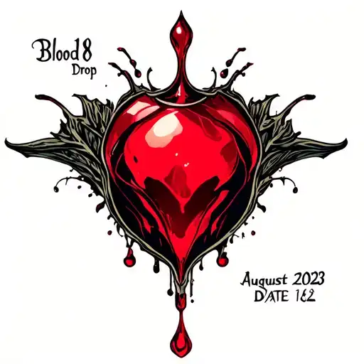 Blood Drop Date 18 August 2023 Incorporated