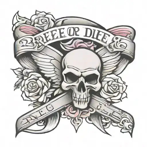 Theme Breast Cancer Ribbon Written Ride Or Die