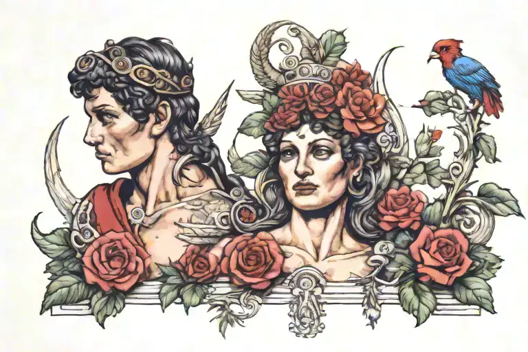 July 27 1983 Roman Numurals With The Name Megan In Between