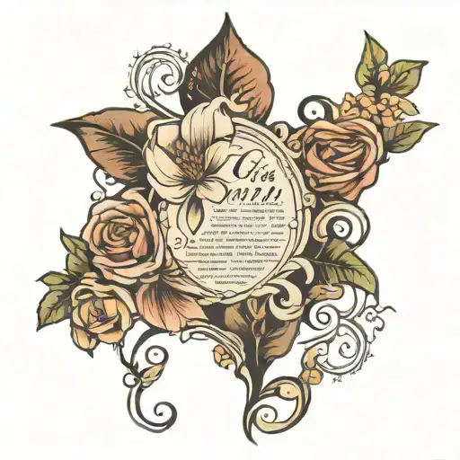 Flower With A Bible Verse