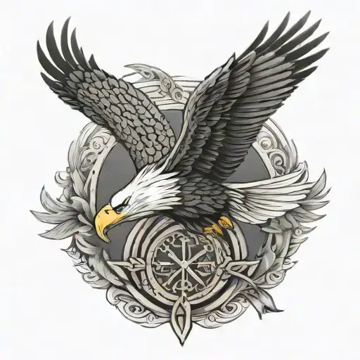 Eagle Wings Roman Numerals