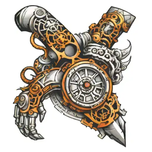 3D Mechanical Arm Sleeve