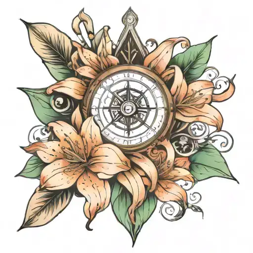 Compass Lilly Flowers