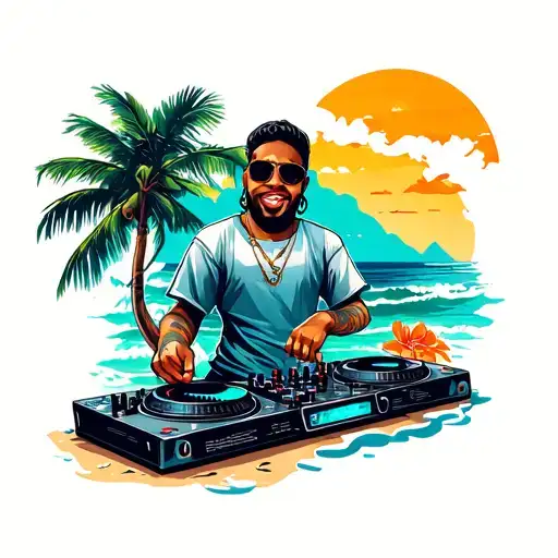 Dj On Beach
