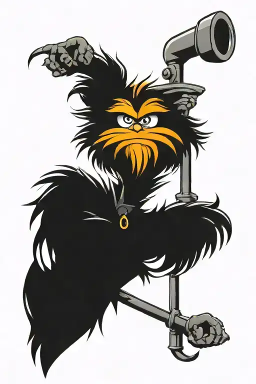 Lorax Holding A Monkey Wrench
