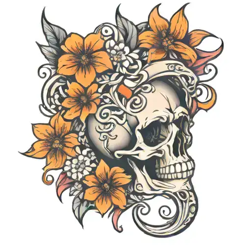 Endometrial Cancer Awareness With Flowers