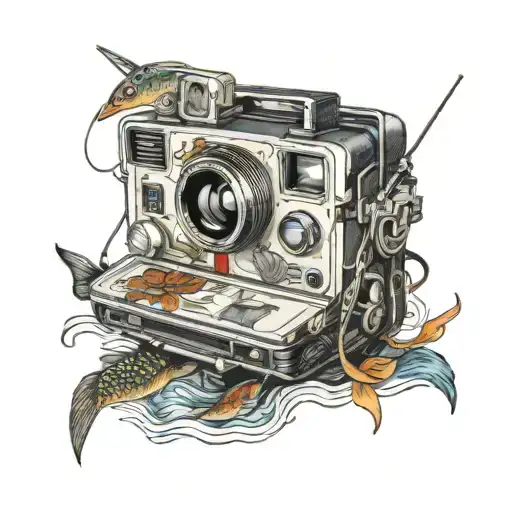 Polaroid Camera Fishing Rv