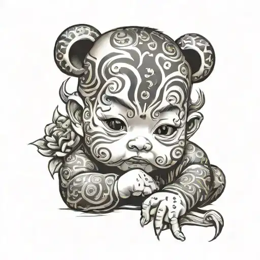 Asian Baby Baby Boy Looking