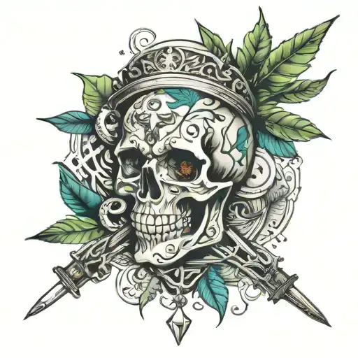 Money And Drugs Incorporated Into The Picture