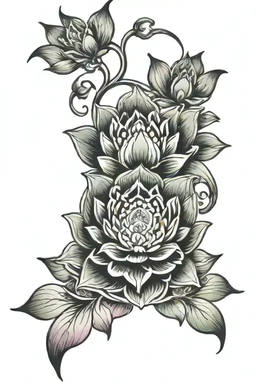 Lotus Chakra Back Color