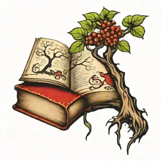 Tree Growing Out Of Book