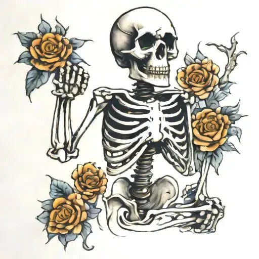 I Saw A Skeleton Throughout My Room