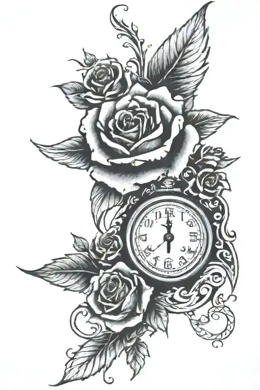 Rose Eyeball Clock Angel Number 11 11