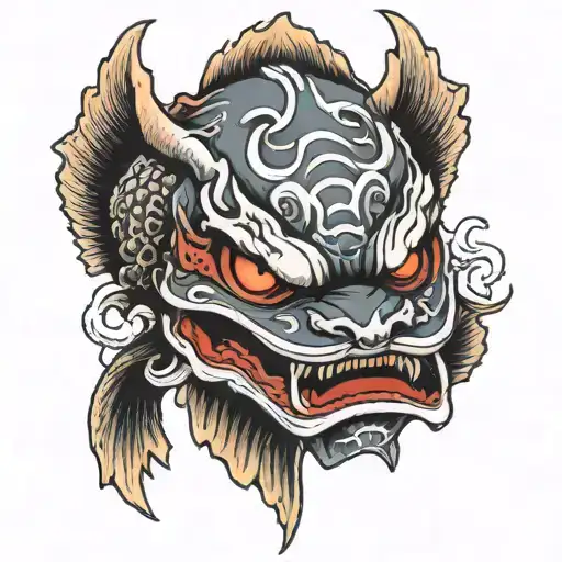 Oni Mask Koi Fish
