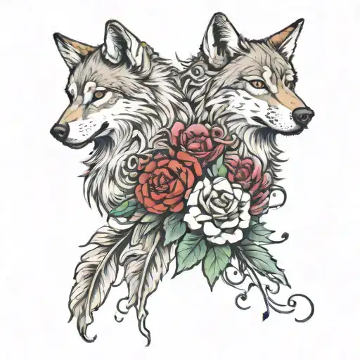 A Wolf With Two Faces One With Flowers With Some Rotting And A Rolex
