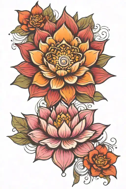 Lotus Chakra Back Color