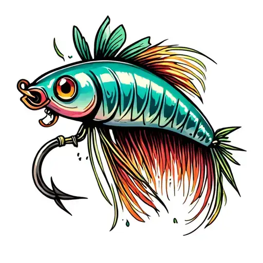 Spinner Bait Cartoon Character