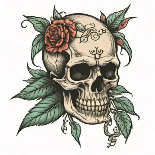 Skull Anbd Rose