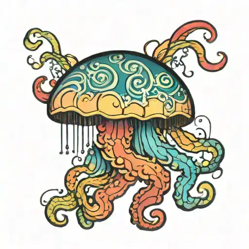 Rainbow Marina Jellyfish