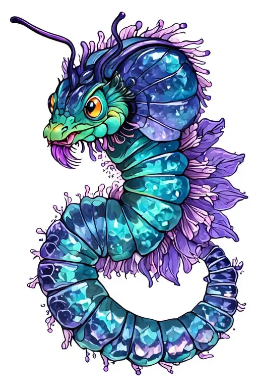 Zach Pisces Feb Amethyst Catepillar