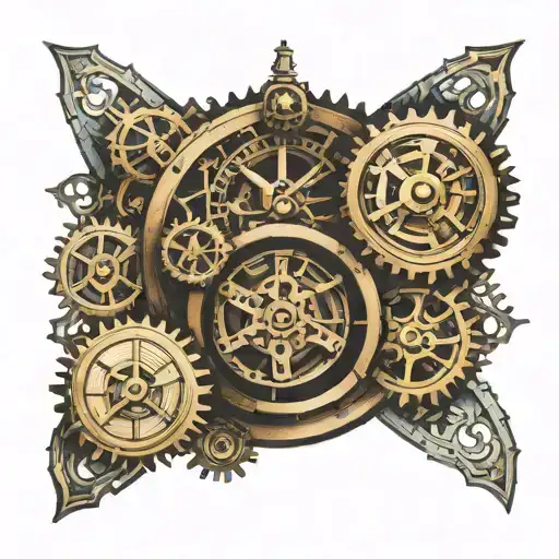 Steampunk Clock Gears