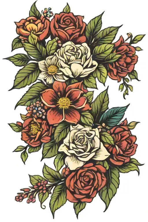 Birth Flower Bouquet January September November July