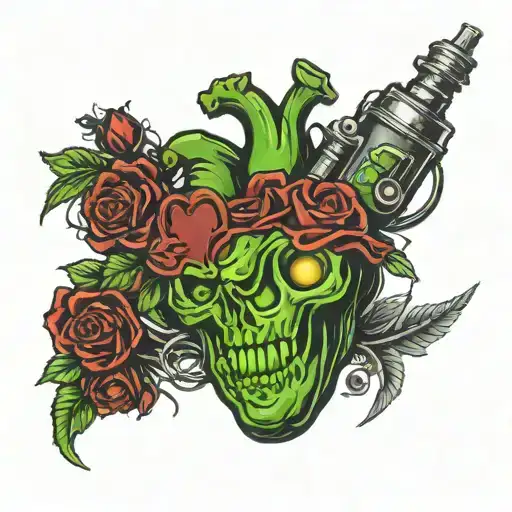 Green Day Heart Like A Hand Grenade Album Cover