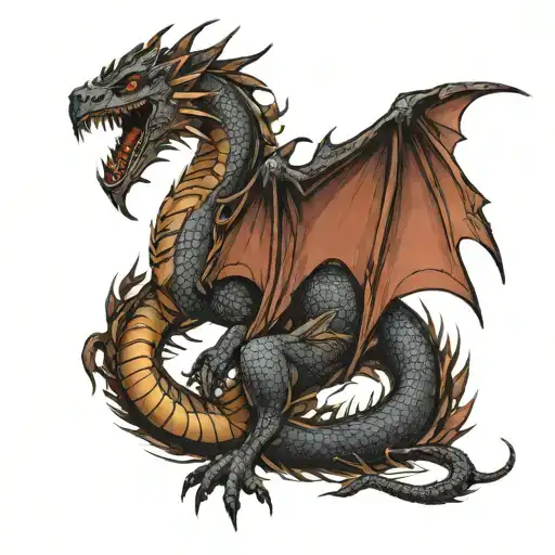 Lucifer As A Dragon