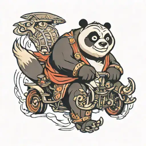 Kung Fu Panda Riding Fmx