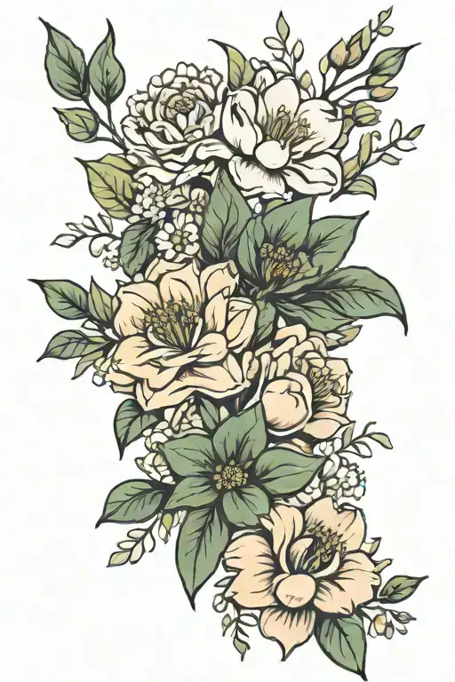 Birth Flower Bouquet