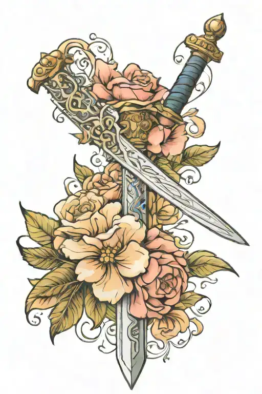 Sword Floral Ethereal