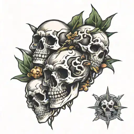 Mountain Of Skulls And Bones