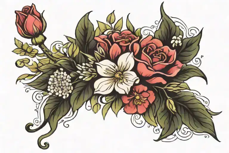 Birth Flower Feb Birth Flower Bouquet