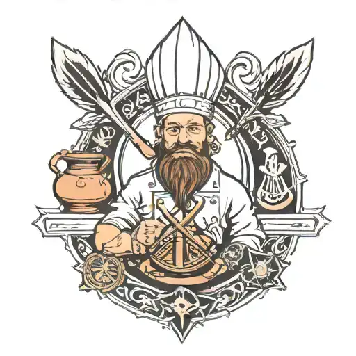 Chef Masonic Symbols Vikings Templars Scottish