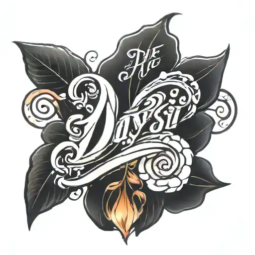 A Lettering Tattoo That Says Daysi