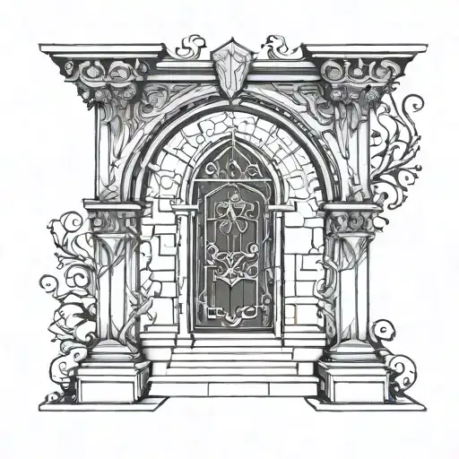 Gothic Doorway Portal
